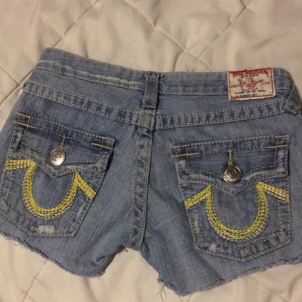 True religion khaki shorts